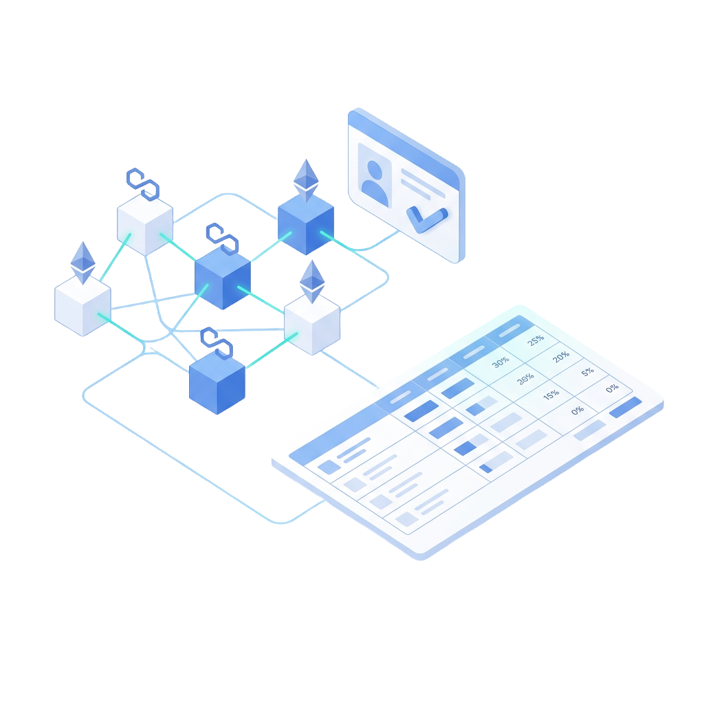Multi-chain tokenization illustration